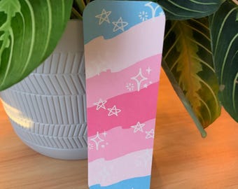 Transfeminine Pride Flag Bookmark