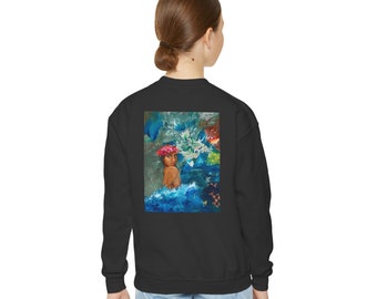 Erwachen - Jugend-Sweatshirt mit Rundhalsausschnitt