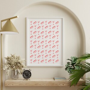 Martinis and weenies downloadable poster digital art. martini glass and hotdog art. tinis. food decor. drink decor. minimalist wall art
