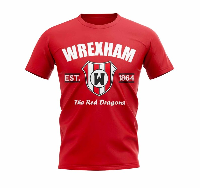 Wrexham FC Sweatshirt Wrexham 2022 Football Shirt Unisex Etsy
