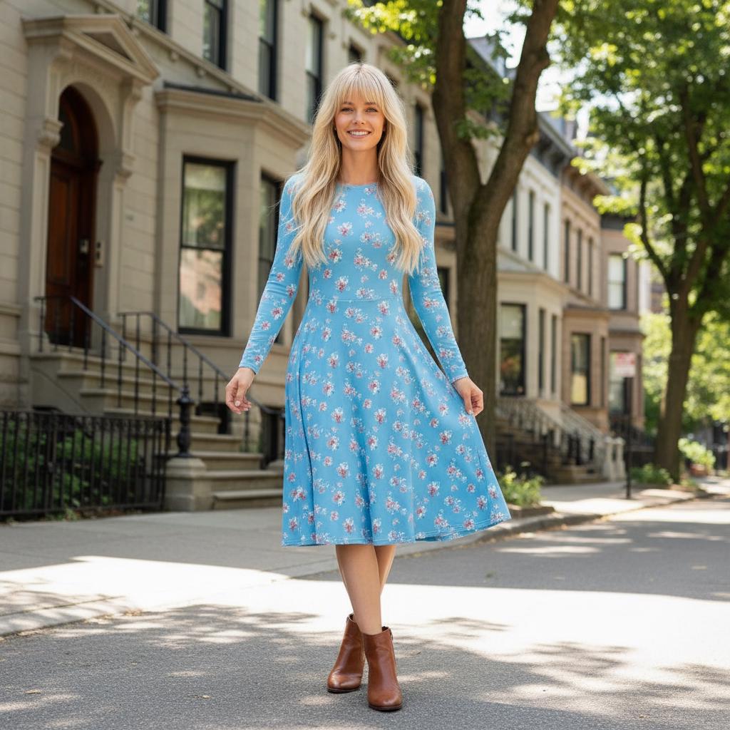 light blue flowy summer dress PRETTYGARDEN Women's Tulle Midi Dress Sleeveless Smocked Ruffle Mesh F main image 0