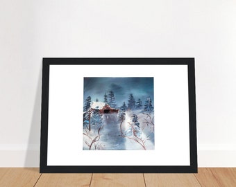 Genuine oil painting print (fayre forest)