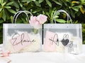 Personalized Gift Bags, Custom Bridesmaid Gift Bags, Bachelorette Party Bag,Welcome Gift Bags,Bridal Party Gift Bags, Wedding Clear Gift Bag product logo
