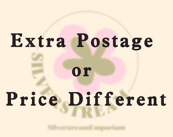 Extra Postage or Price Different