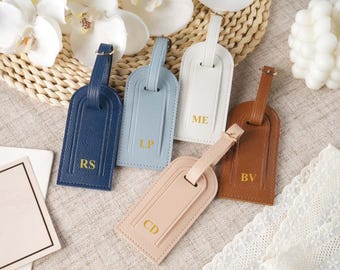 Personalized Luggage Tag, Custom Name Passport Holder & Luggage Tag Set, Bridesmaid Proposal, Travel Gifts