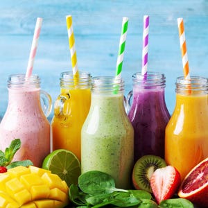 Fruit Smoothie Mix Bags or Single Shots | Just Add Milk & Blend | 6 Flavors