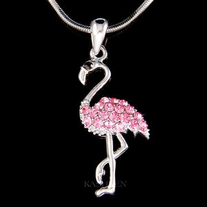 Swarovski Crystal 3D Black White PANDA BEAR Pink Love Heart