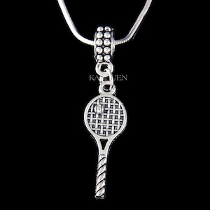 Tennisschläger Halskette Schläger Sport Turnier Frauen Männer Schmuck ATP World Tour Coach Weihnachten 16.18 20