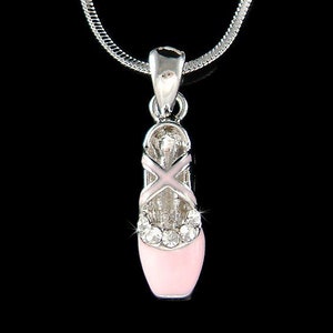 Charme Argent Sterling Danseuse Chaussons - Vintage, 4,9g, 2,5cm, Occasion France