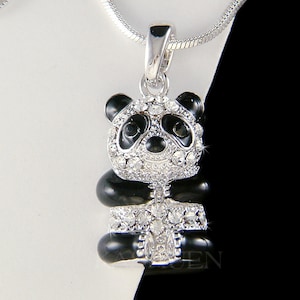 Swarovski panda necklace Clearance