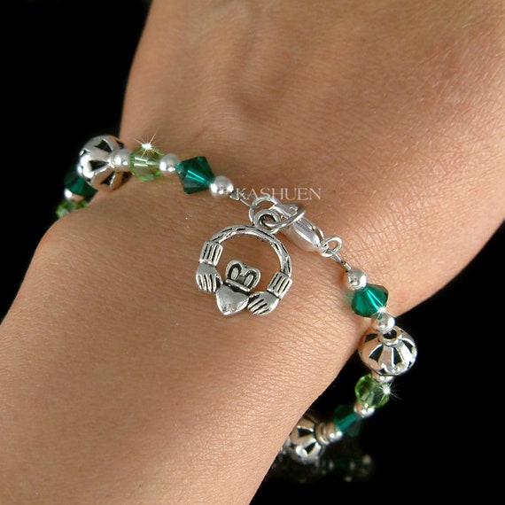 スワロフスキークリスタルアイリッシュクラダアイルランド愛忠誠友情 