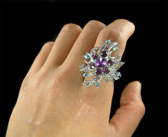 Swarovski snowflake ring deals