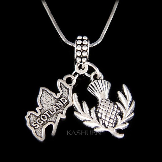 HY Sterling Silver Scottish Thistle Keepsake Bead Charm – Flower Of Scotland, Oval 925 Silver - View #3