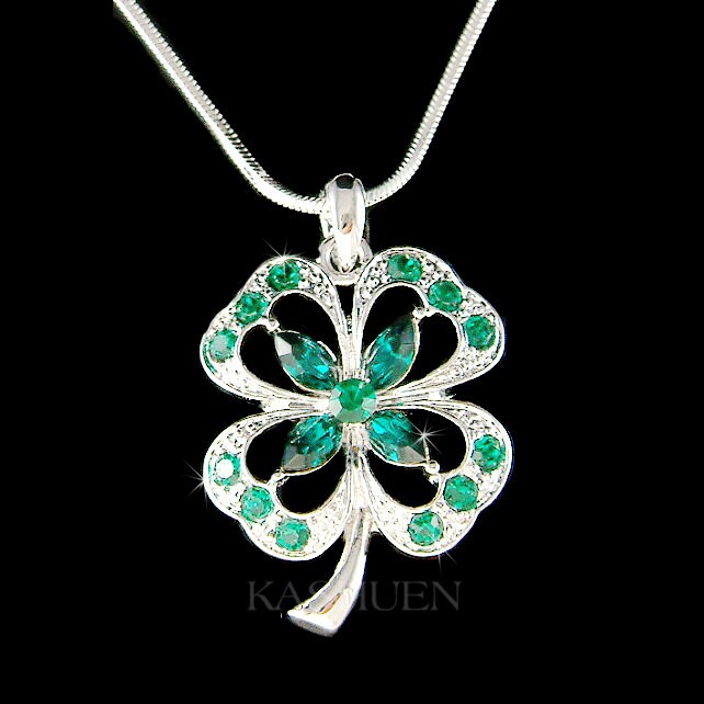 Swarovski Crystal Irish Saint St Patrick's Day Lucky Clear Four