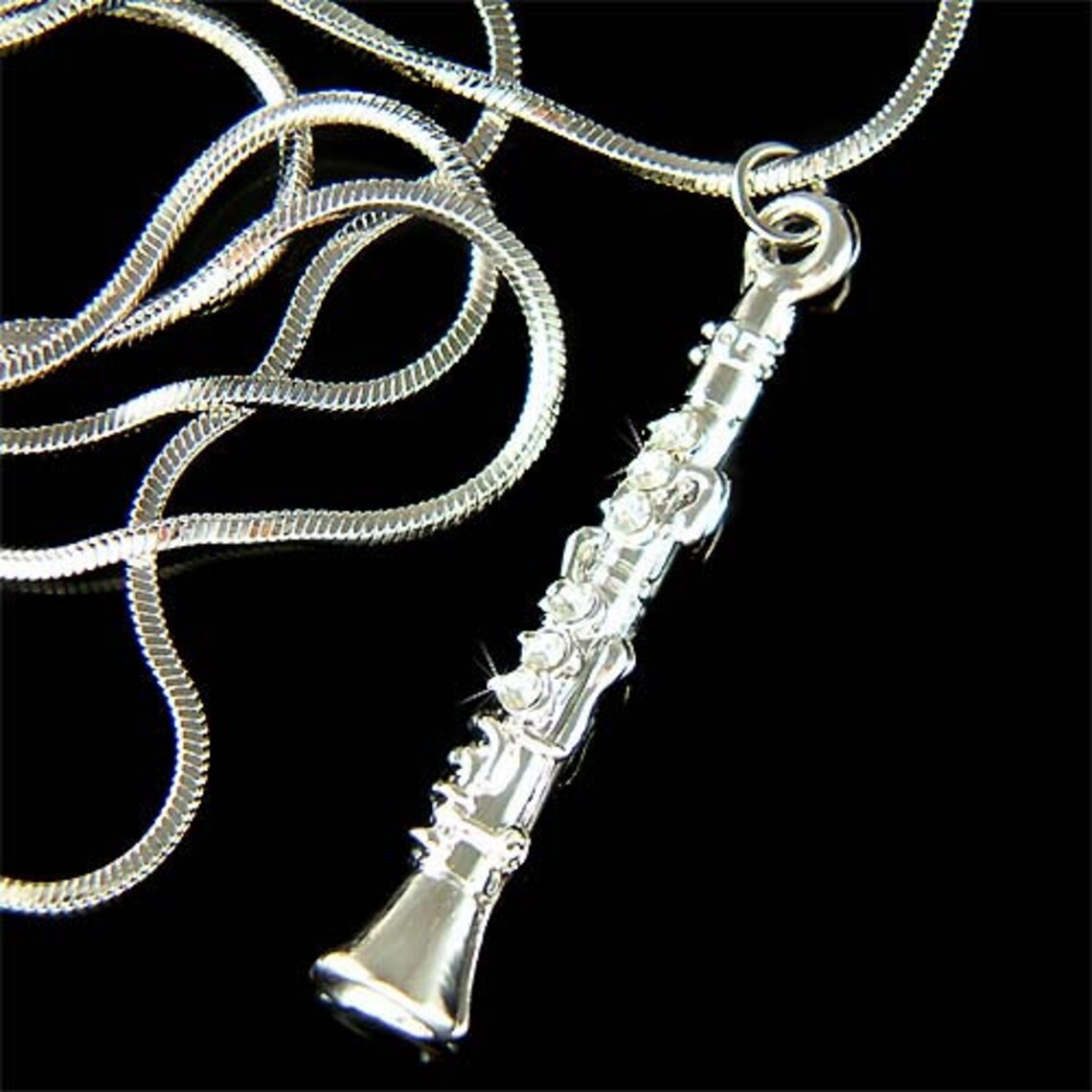 Swarovski Crystal Gold Plated Necklace Woodwind Etsy