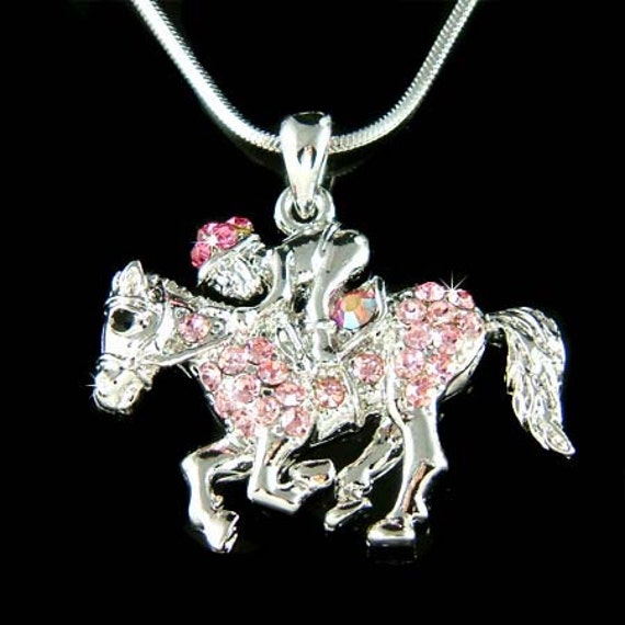 My Shape Silver Horse Pendant Necklace For Women - 18" Chain With Extender, Equestrian Jewelry Gift