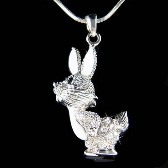 Swarovski 2024 rabbit necklace