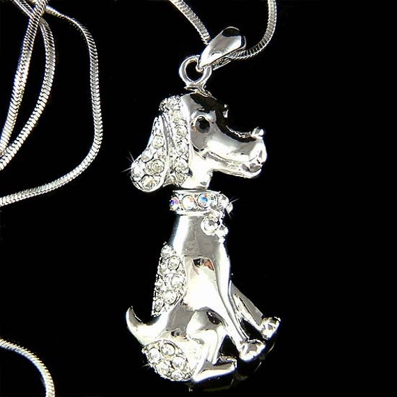 Swarovski dog necklace discount