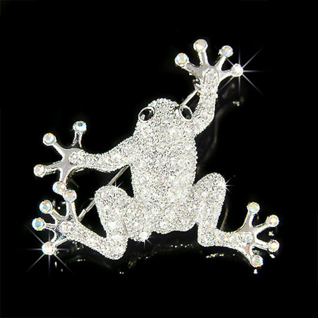 BONSNY Spilla Elefante Gioiello Con Cristalli E Smalto - Fermaglio A Forma Di Elefante Per Donna, Sciarpe, Abiti, Accessori - Regalo