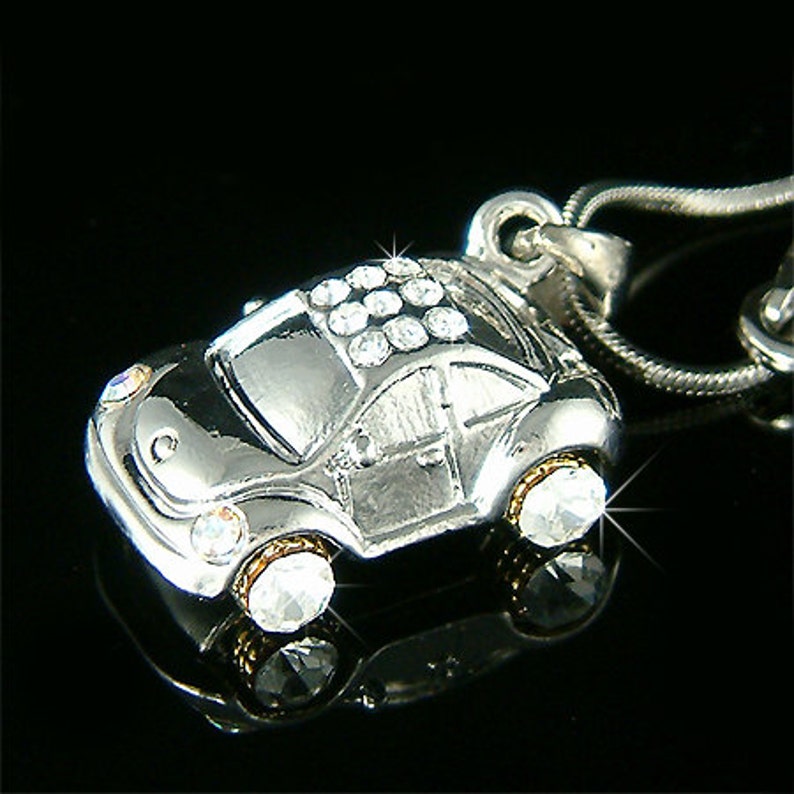 Swarovski Crystal 3D VW Beetle VOLKSWAGEN Classic CAR Charm Etsy
