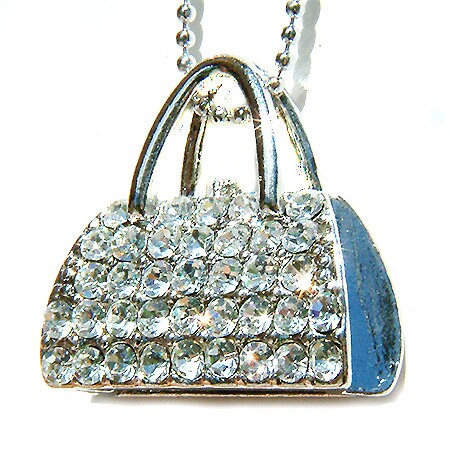 Swarovski Crystal Sparkling Handbag Clutch Purse Chain