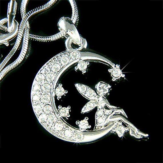 Collana Con Angelo In Pietra Di Luna Arcobaleno: Ciondolo - Foto 5