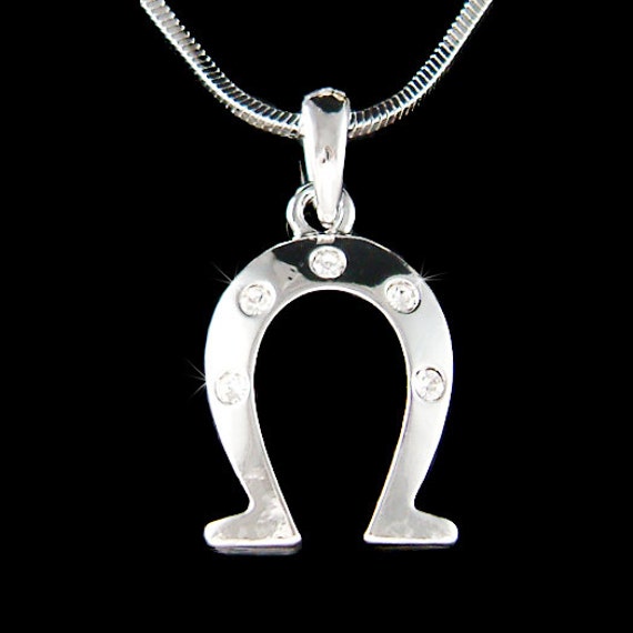 Swarovski Crystal Lucky Horseshoe Western Wedding Celebrity
