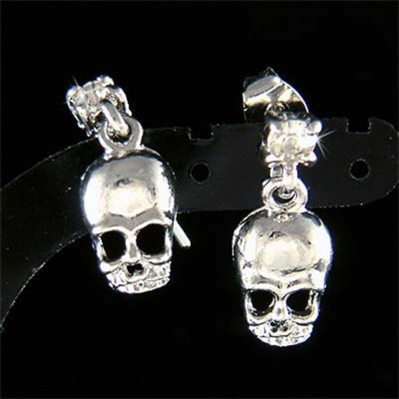 Swarovski Crystal Skull Hip Hop Dia De Los Muertos Day of the Dead Stud Earrings Christmas Gift New Etsy Canada