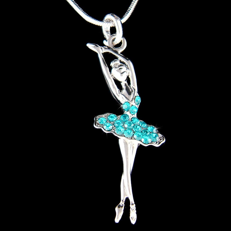 Maira Blue Pointy Ballet With Jewel