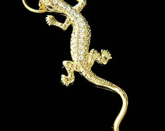 スワロフスキークリスタルトカゲ爬虫類サラマンダーヤモリイグアナ