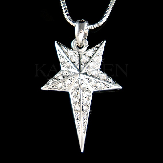 Swarovski Crystal Polaris North Star Necklace Northern Bright