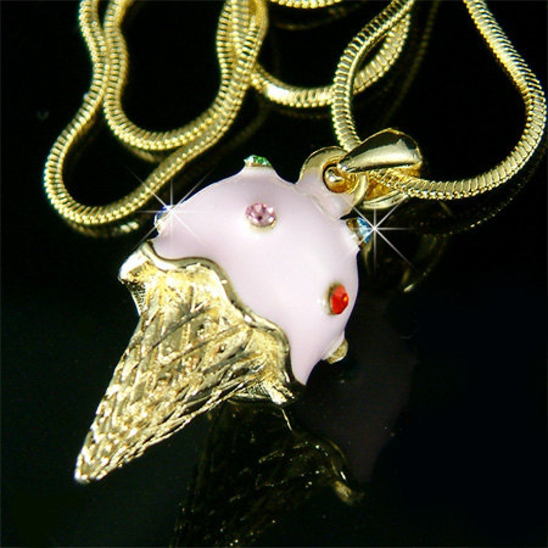 Swarovski ice cream necklace discount