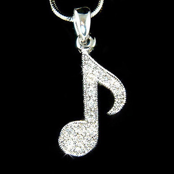 Swarovski piano necklace discount