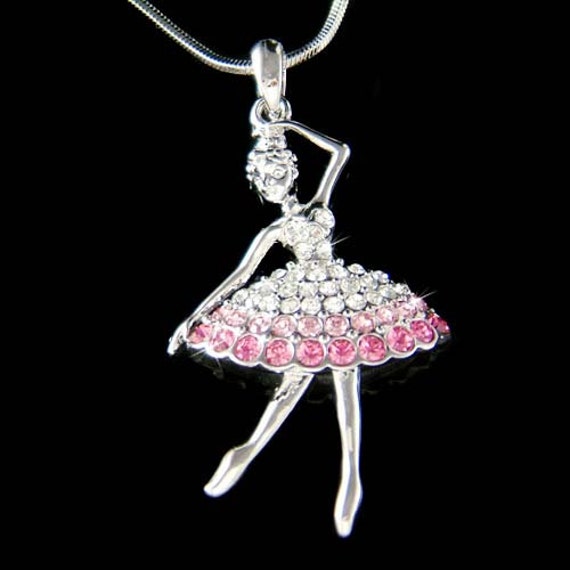 Ballerine Recital Danse la Danseuse Ballet Pendentif Bracelet Collier
