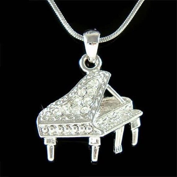 Piano on sale necklace swarovski
