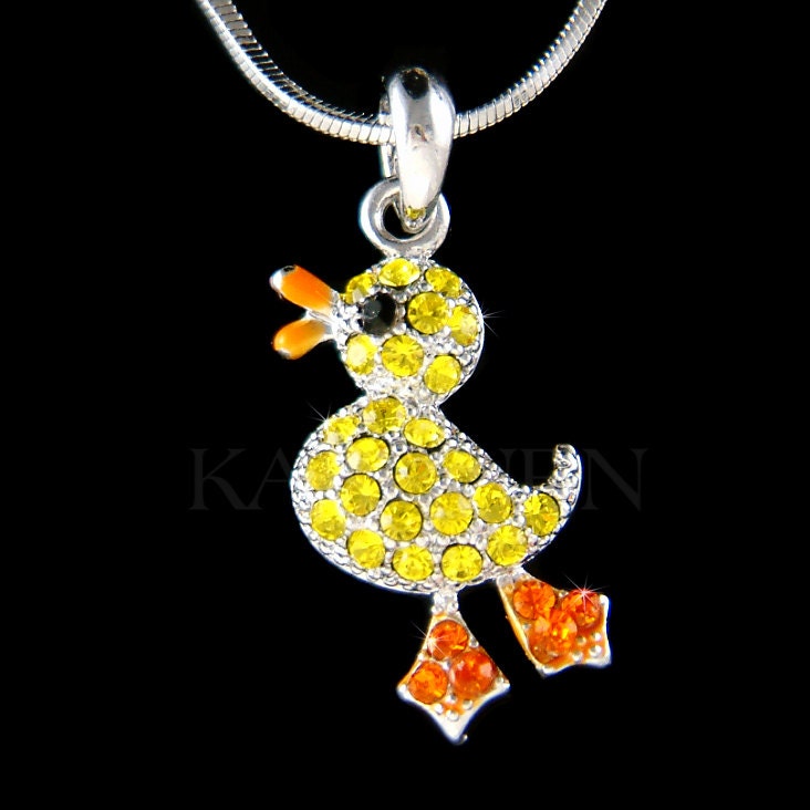 Swarovski duck necklace hotsell
