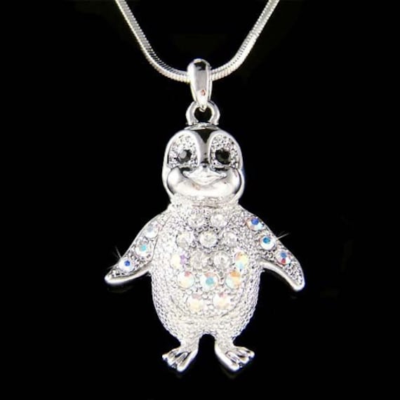 Penguin Necklace Penguin Gift Penguin charm Silver Penguin Birthday gift Animal Gift,Penguin Pendant,Penguin jewellery,Penguin Jewelry