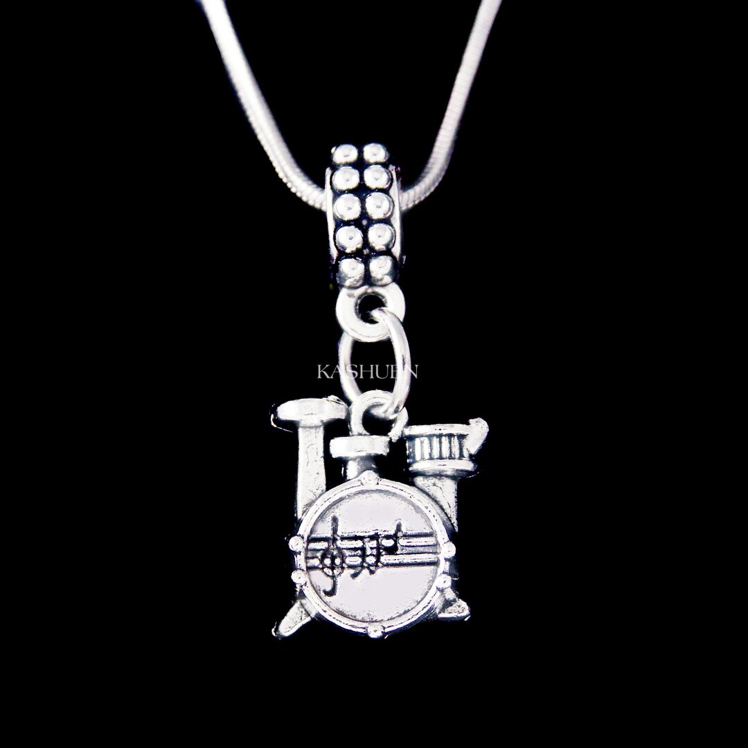 Gift for Drummer, Drum Player Present Drum Kit Drum Set Necklace ...