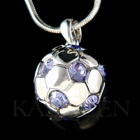 MLWSKERTY Collana con ciondolo a forma di pallone da calcio, per bambini, decorazione per feste di compleanno, come da immagine