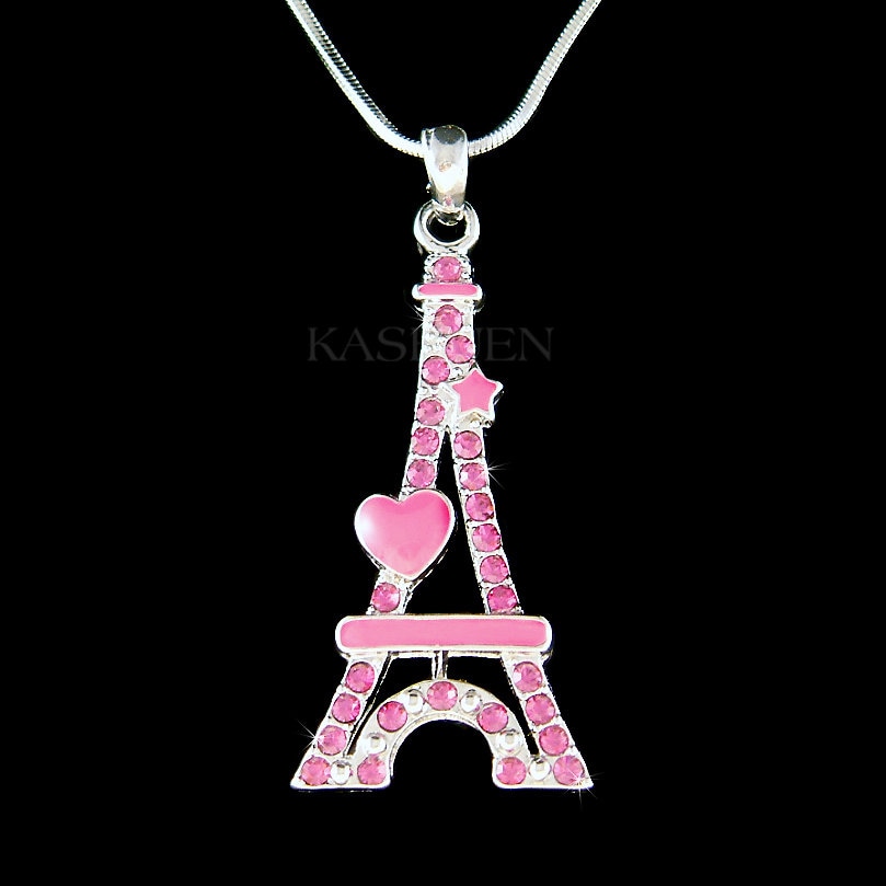 Eiffel tower necklace swarovski discount