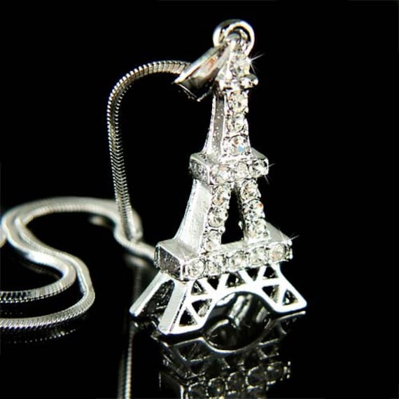 Eiffel tower hotsell necklace swarovski