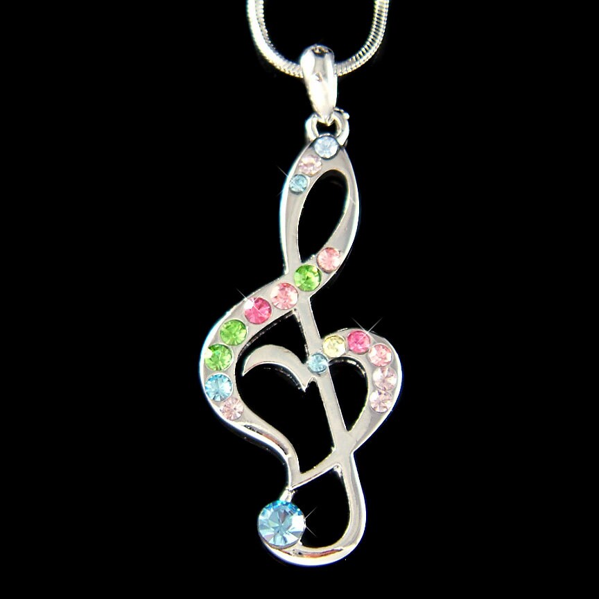Swarovski music note necklace deals