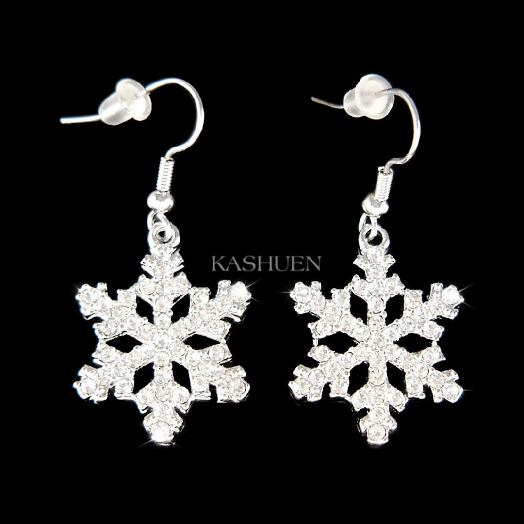 Swarovski Crystal Rhinestone Sparkling Clear SNOWFLAKE Snow Flake ...
