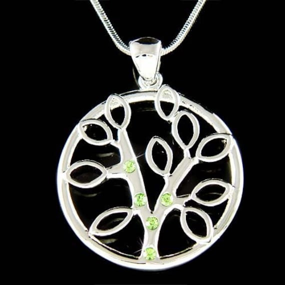 Collana Albero Della Vita In Argento 925 Con Zirconi – Gioiello Significativo Regalo Per Lei