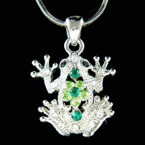 Swarovski Crystal Green Toad FROG 