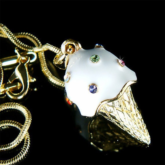 Swarovski ice cream deals necklace