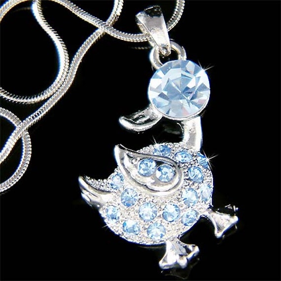 Swarovski hotsell duck necklace