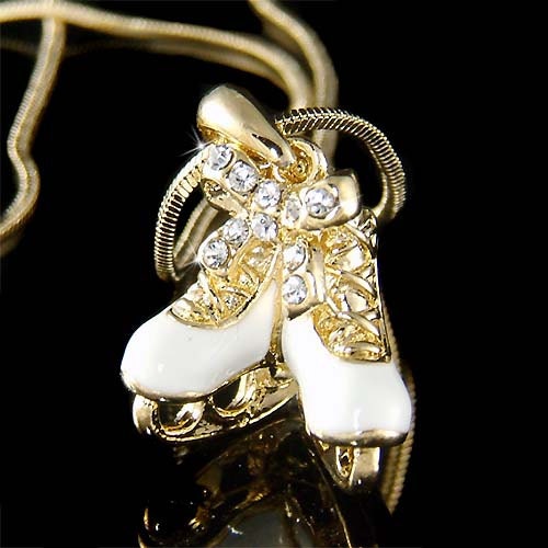 Lot De 5 Breloques Métal Argenté En Forme De Patins à Glace - Perles Charms Pour Bijoux Fantaisie - Neuf