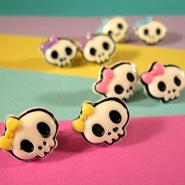 Earrings - Skullie girls