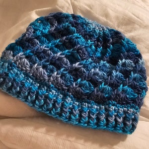 Spiral Shell Wool Crochet Beanie Hat